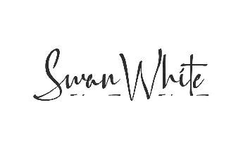 Swan White Demo font