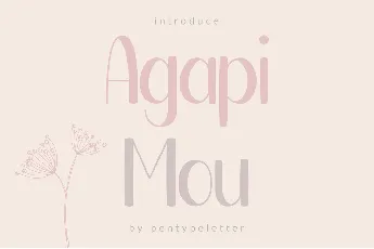 Agapi Mou font