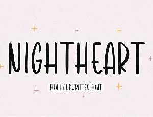 Nightheart font