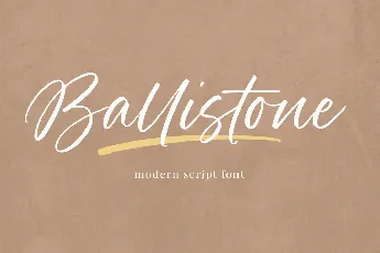 Ballistone font