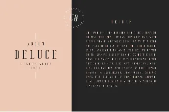 Deluce Demo font