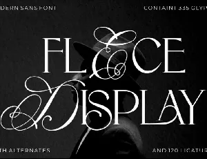 Flece Display font