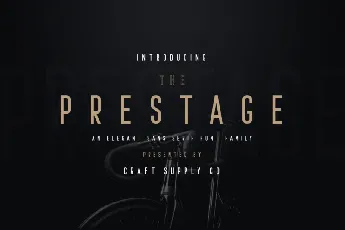 Prestage font