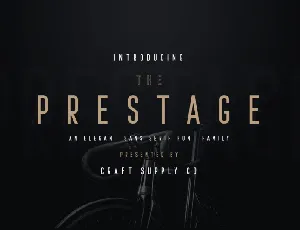 Prestage font