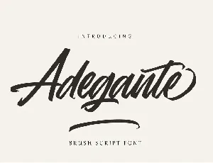 Adegante font