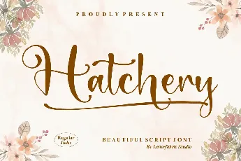 Hatchery â€“ Beautiful Script font