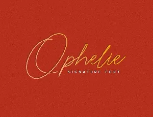 Ophelie font