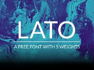 Lato Sans Serif Family font