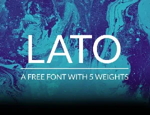 Lato Sans Serif Family font