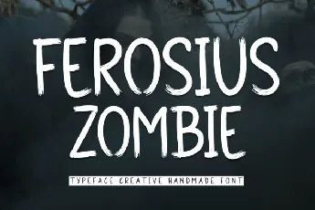 Ferosius Zombies Display font