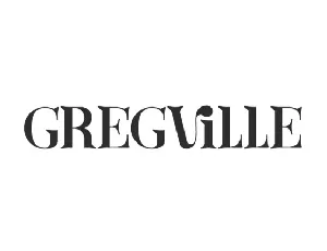 Gregville font