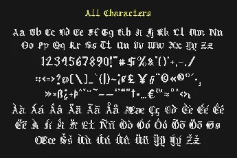 Manye font