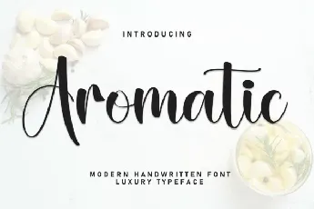 Aromatic Script font