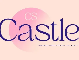 CS Castle font