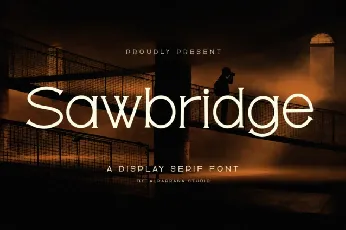 Sawbridge font