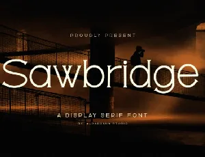 Sawbridge font