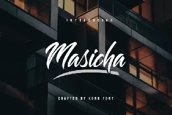 Masicha Hand Brush Script font