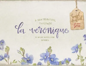 La Veronique Script font