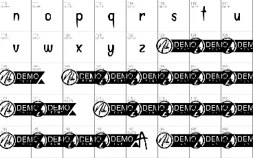 My Note Demo font