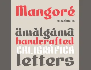 Mangore font