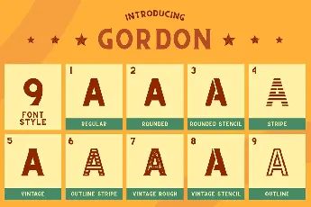 CS Gordon font