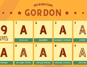 CS Gordon font