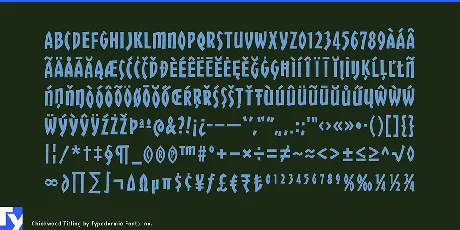 Chickweed Titling font