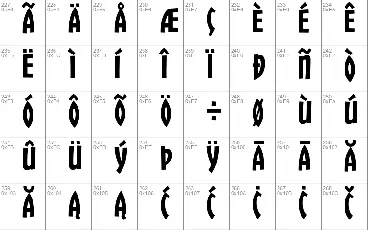 Chickweed Titling font