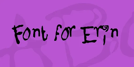 Font for Erin