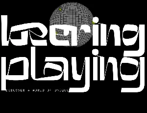 Beering Playing Demo font