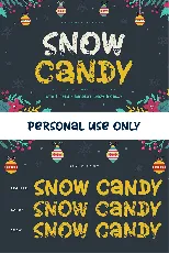 Snow Candy font