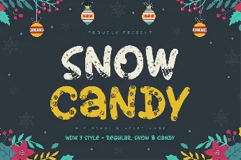 Snow Candy font