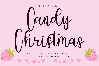 Candy Christmas font