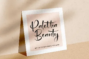 Palettia Beauty font