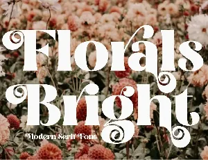 Florals Bright font