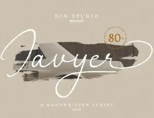 Javyer Script font