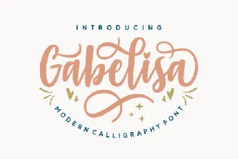 Gabelisa Script font