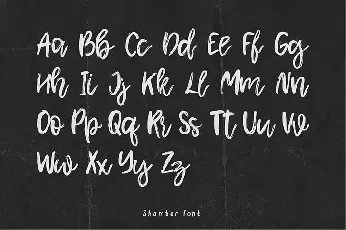 Shamber Script font