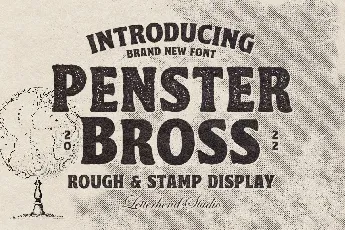 Penster Bross font