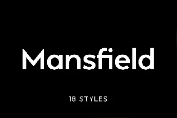 Mansfield font