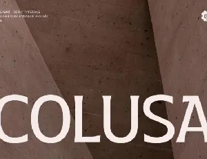 ED Colusa font