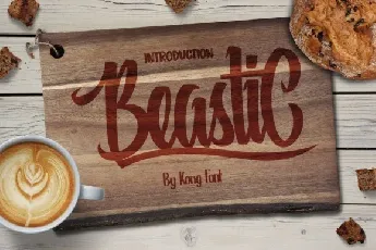 Beastic Script font