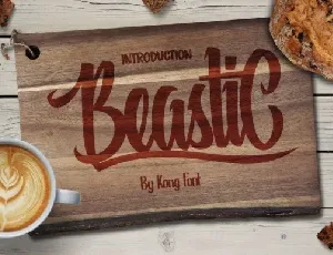 Beastic Script font