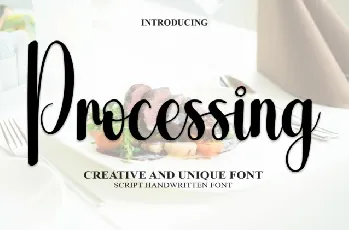 Processing Script font