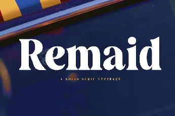 Remaid Typeface font