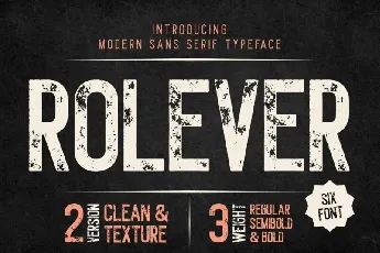 Rolever Family font