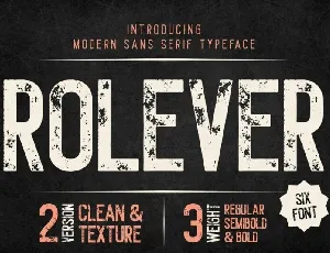 Rolever Family font