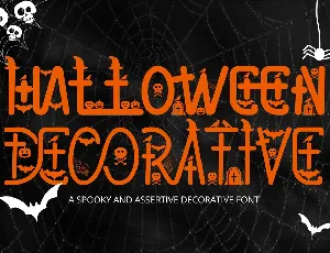 Halloween Decorative Demo font