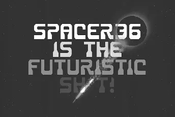 Spacer36 font