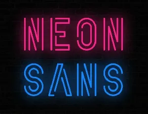 Neon Sans font